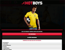 Tablet Screenshot of hotboys.com.br